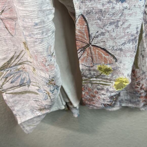 Kimchi Blue Sleeveless Mesh Floral Print Mini Dress - Picture 8 of 12